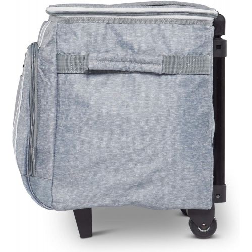  Igloo 40 Can Large Portable Insulated Soft Cooler with Rolling Wheels