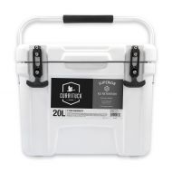 Igloo Currituck Heavy Duty Cooler by Camco- Perfect as a Boat Cooler and For Hunting, Hiking, Camping, Fishing, The Beach and More- 21 Quarts (White) (51872)