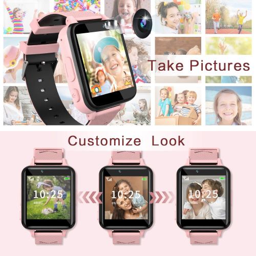  [아마존베스트]Igreeman Smartwatch for Children, Watch Phone For Girls Boys Touchscreen With Music Player, Game, Camera, Flashlights, Alarm Clock, Smartwatch Telephoning Gift