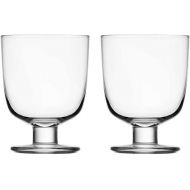 iittala 1008683 Lempi Glasses, Approx. 988.4 ft (340 m), Pair Set of 2, Clear, Wedding Gift, Gift