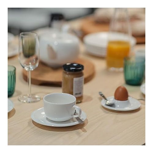  Iittala Raami Egg Cups Set of 2 Porcelain White One Size