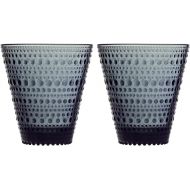 Iittala Kastehelmi Tumbler 10 Oz Dark Grey Set of 2