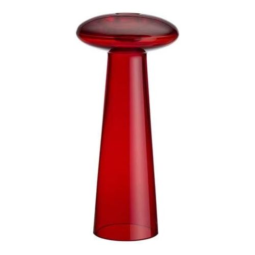  Iittala Atlas Candle Holder, Red, 110x 230mm