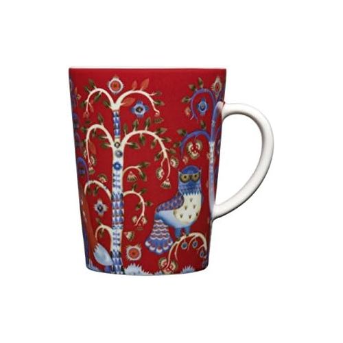  Iittala Taika Mug (Set of 4) Red (Seasonal Item) 13.5oz by Iittala