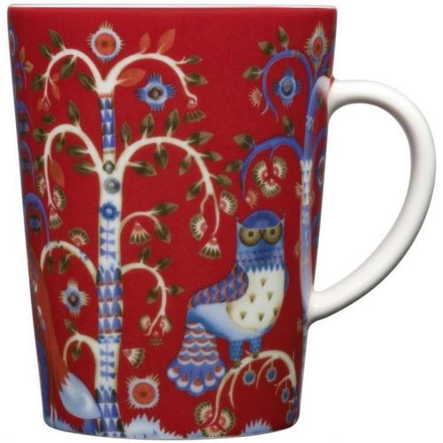  Iittala Taika Mug (Set of 4) Red (Seasonal Item) 13.5oz by Iittala