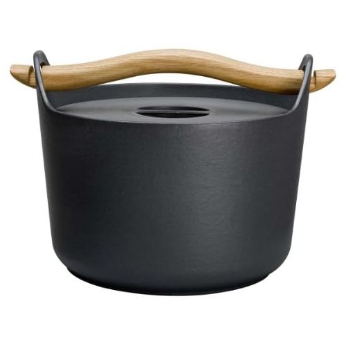  Iittala Sarpaneva Cast Iron Pot Enamel with Wooden Handle3,0L