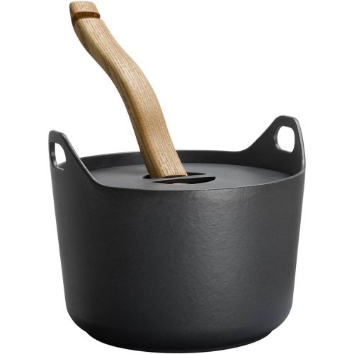  Iittala Sarpaneva Cast Iron Pot Enamel with Wooden Handle3,0L