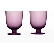 Iittala Lempi Glass 34clDark PurplePack of 2)