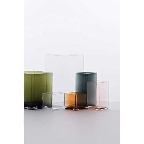  Iittala Ruutu Vase, Transparent, 205 x 180 mm