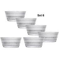 Iittala Schalchen Set 6 TLG. - 23 cl - kristall klar Kastehelmi