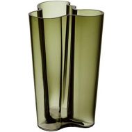 Iittala Aalto Deko Vase, Glas, Mossgruen, 25,5 cm