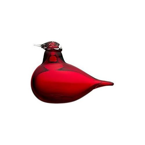  Iittala 1014462 Birds by Toikka Glasvogel, Glas, Rot, 14 x 9 x 10 cm, 1 Einheit