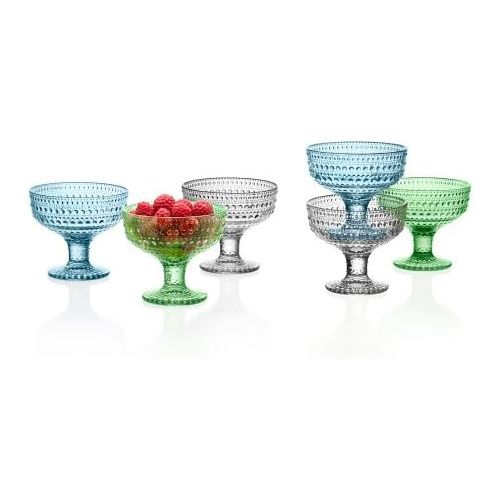  Iittala Kastehelmi Schuessel a. Fuss Handarbeit