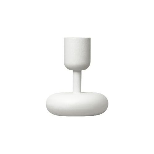  iittala Nappula Kerzenstander, 10,8 cm, weiss