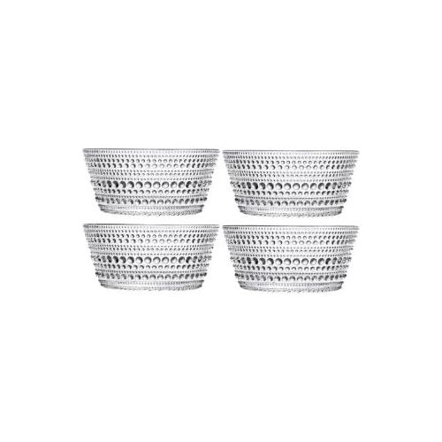  Iittala Schalchen Set 4 TLG. - 23 cl - kristall klar Kastehelmi