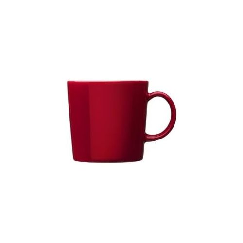  Iittala - Teema - Becher/Kaffeebecher/Henkelbecher - rot - Steingut - 0,3l