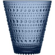 Iittala - Kastehelmi Becher - Glas - Wasserglas - Saftglas 30cl Regen/Blau - 2 er Set