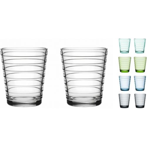  Iittala Aino Aalto - Glas - 22 cl - Klar - 2 stueck