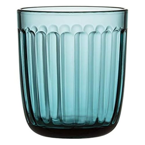  Iittala - Trinkglas, Glas, Wasserglas, Saftglas - RAAMI - Seeblau - 1 Stueck
