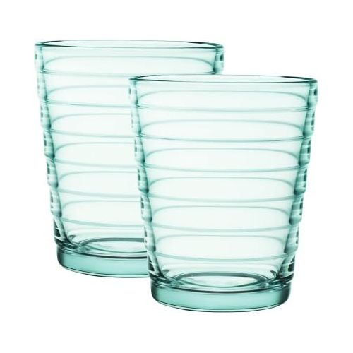  Iittala 2-TLG. Glaser Set Aino Aalto 22cl Farbe: Wassergruen