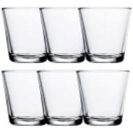 Iittala - Kartio - Trinkglaser, Wasserglaser, Saftglaser - Klar - 21 cl - 6er Set