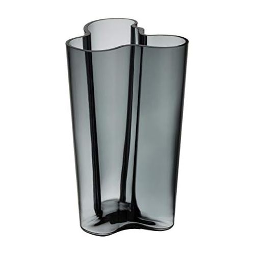  Iittala Alvar Aalto Vasen, Glas, Grau, 20 x 19 x 25 cm