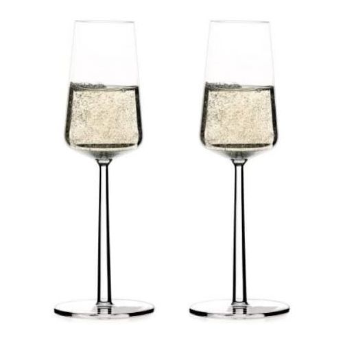  Iittala Essence - Champagnerglas - Sektglas - 21 cl - Klar - 2 er Set