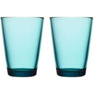 Iittala Kartio Trinkglas - 40cl - seeblau 2-er Set