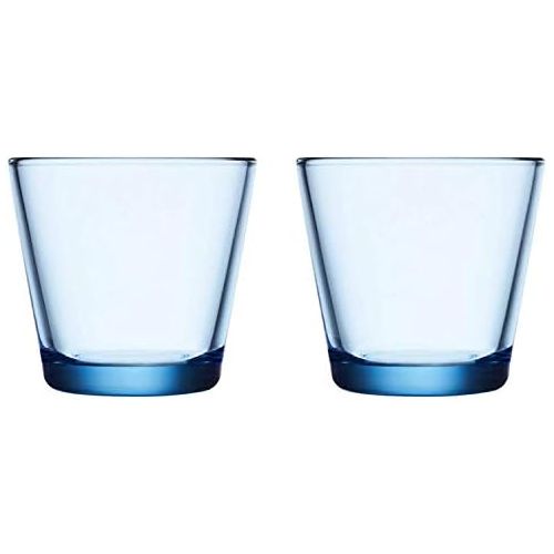  Iittala 1024679 Kartio Trinkglas, Glas, Aquablau