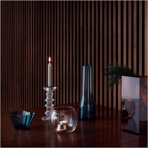  Iittala Alvar Aalto meerblau Schale, Glas, 1,5 Liter