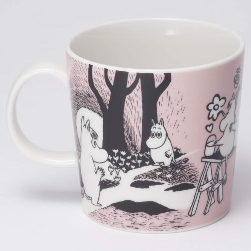  Arabia Iittala Mumin Moomin Tasse mit Henkel Henkelbecher Becher 300ml - Love / LiebeLove