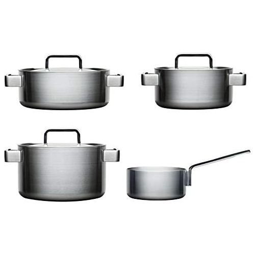  Iittala Pfannen 4er Tools Pfannen-4er Set, Edelstahl, Silber, 30 cm, 4