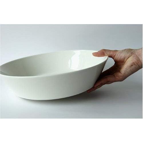  Iittala Schale, Porzellan, Weiss, Hoehe: 7,2 cm Durchmesser: 31 cm