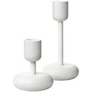 Iittala Kerzenstander, Metall, Weiss