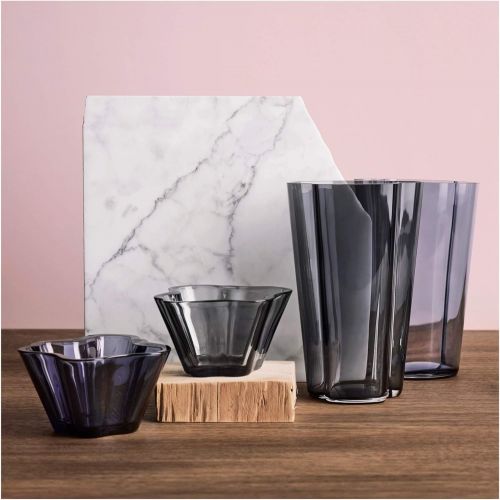 Iittala Aalto Schale, Glas, Grau, 7.5 x 7.5 x 7.5 cm