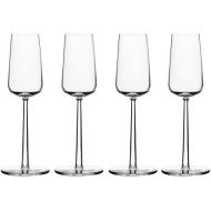 Iittala Essence 4 Champagnerglaser, Glas, Transparent, 8.2 x 8.2 x 23 cm