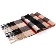 [아마존 핫딜] I+k i+k 100% Pure Merino Lambswool Plaid Scarf for Women - Soft Wool Fashion Long Winter Warm Scarf with Gift Box