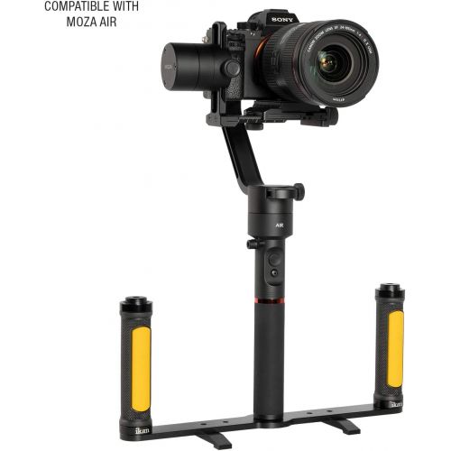  Ikan Dual Grip Gimbal Handle & Tray for DS1, MS1, & EC1 Gimbal Stabilizers, Black