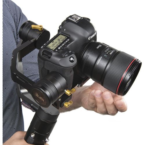  Ikan EC1 Dual Grip Handle Gimbal Kit for DSLR and Mirrorless Cameras, Black (EC1-DGH-KIT)