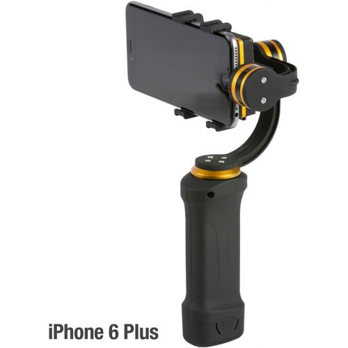  Ikan FLY-X3-PLUS 3-Axis Smartphone Gimbal Stabilizer Includes GoPro, Small and Larger Gimbal Cradles