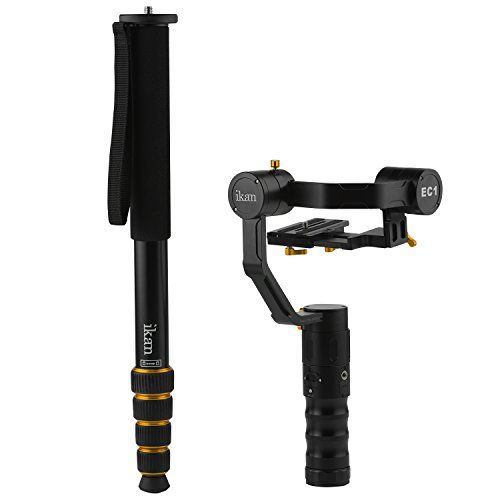  Ikan EC1 Beholder 3-Axis Gimbal Monopod Extension Kit, Black (EC1-MPA70-KIT)