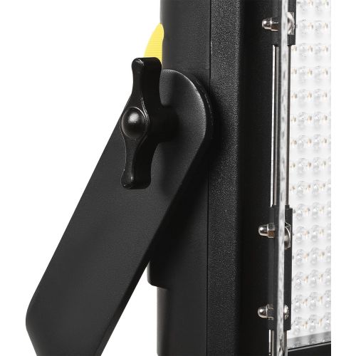  Ikan RB5-2PT-KIT 2-Point Panel LED Light Kit Lights with Gold & V-Mount Battery Plate, Black