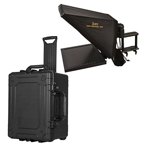  Ikan PT3700 Teleprompter & Hard Case Travel Kit, Black (PT3700-TK)