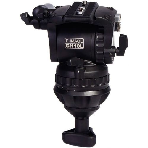  Ikan GH10L E-Image 100mm Pro Fluid Video Head 22 lbs max (Black)