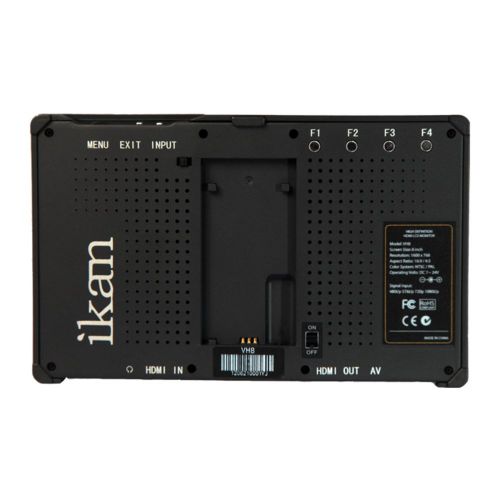  Ikan VH8-DK-P VH8 Deluxe Kit with Panasonic D54 Battery Plate (Black)