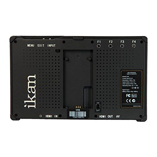  Ikan VH8-1 8 HDMI Monitor with HD Panel (Black)