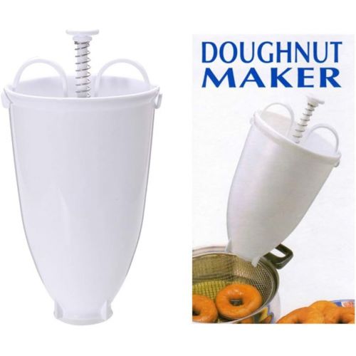  [아마존베스트]ikasus Donut Maker, Donut Backform, Plastic Donut Mould Dispenser Pfannkuchen Teigspender fuer Donuts, Donutmaker DIY Werkzeug Kueche Geback Backwaren Backwerkzeuge fuer koestliche Min