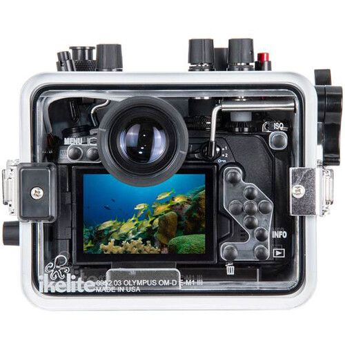  Ikelite 200DLM/B Underwater Housing with TTL Circuitry for Olympus O-MD E-M1 Mark III