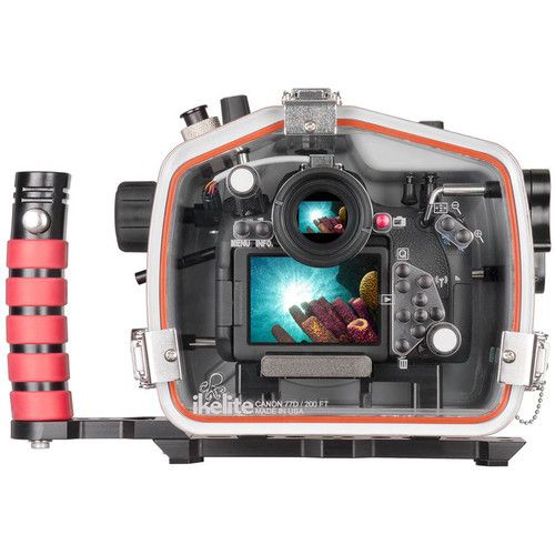  Ikelite 200DL Underwater Housing for Canon EOS 77D or 9000D with Dry Lock Port Mount