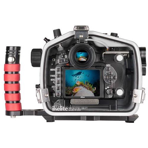  Ikelite 200DL Underwater Housing for Nikon D750 with Dry Lock Port Mount